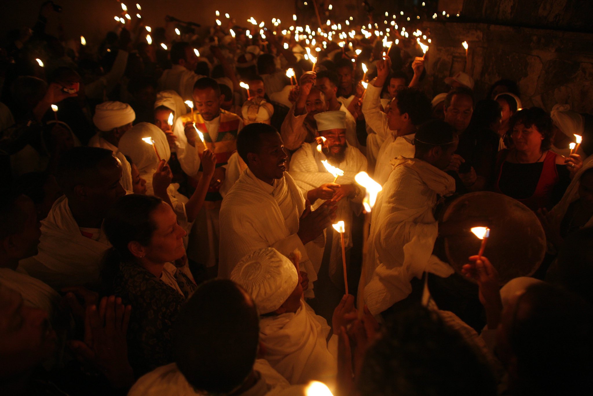 Ethiopian Christians Marking Easter