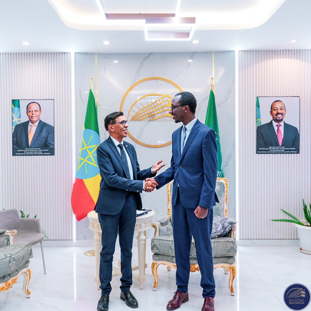 European Parliament Vice-President Meets Ethiopian Foreign Minister to Discuss Development, Peace