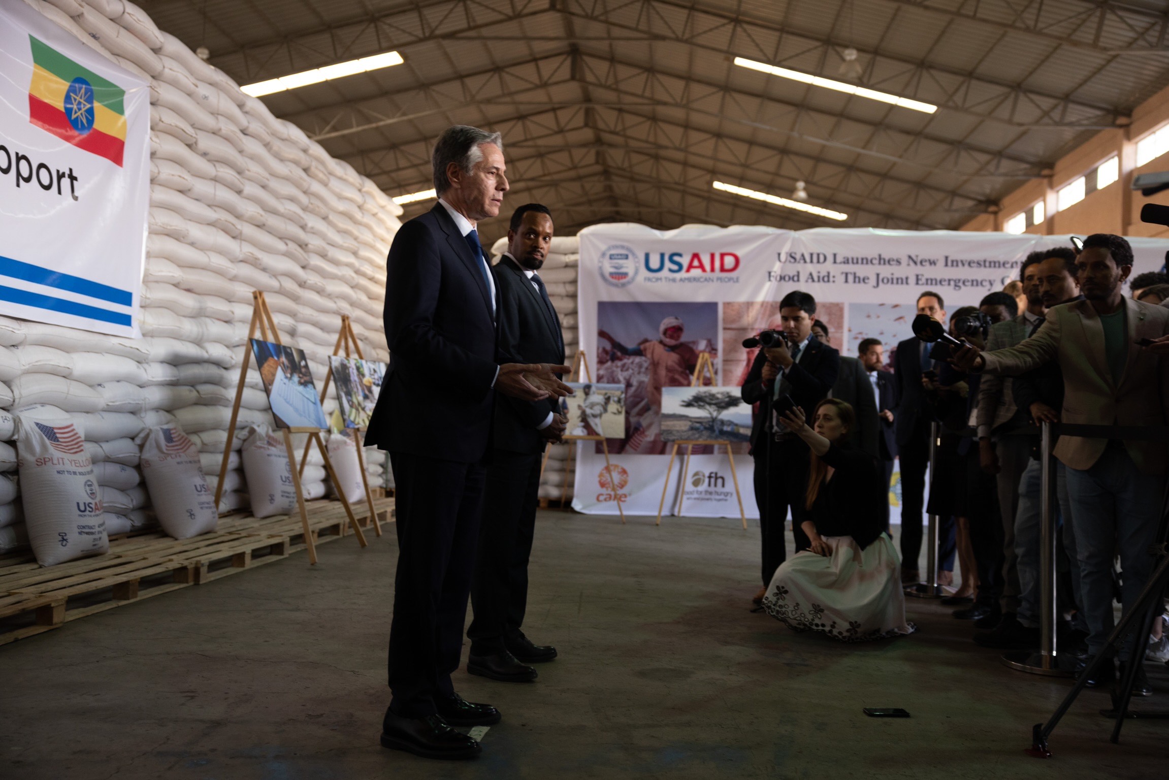 State Secretary Blinken Announces 331 Million USD Humanitarian Assistance for Ethiopia