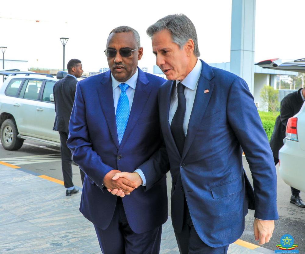 US Secretary of State Concludes Ethiopia’s Visit