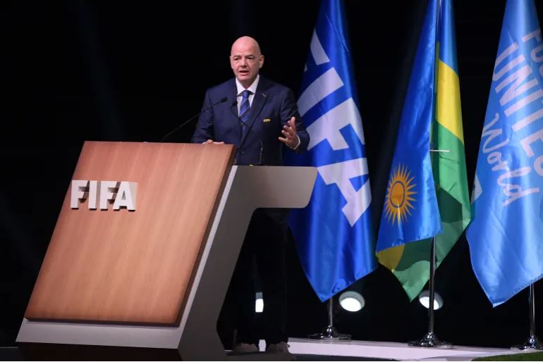 Gianni Infantino re-elected unopposed as FIFA president