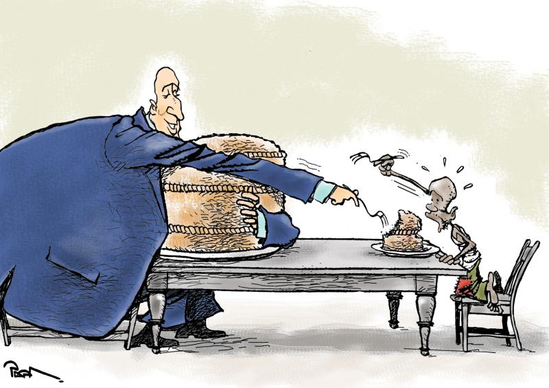 Two Worlds, One City:  Billionaires Blast Off While Millions Struggle to Land.