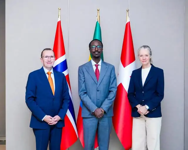 Ethiopia Discusses Investment, Security with Norway, Denmark Envoys 