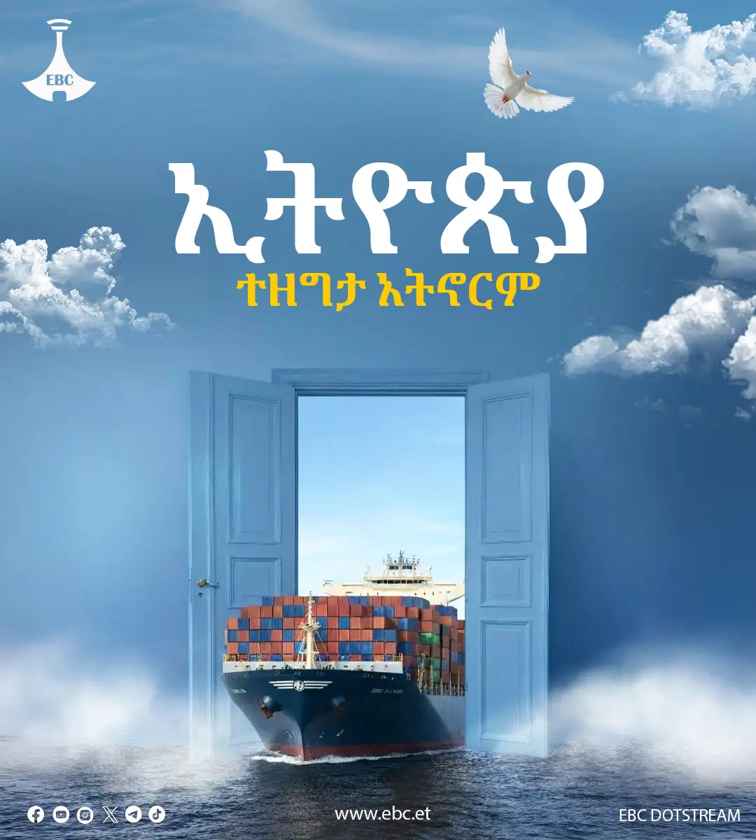 ኢትዮጵያ ተዘግታ አትኖርም 