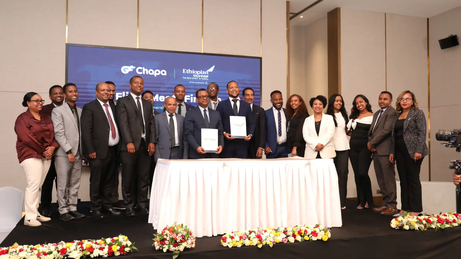 የኢትዮጵያ አየር መንገድ ከቻፓ ኩባንያ ጋር በአጋርነት ለመሥራት የመግባቢያ ስምምነት ተፈራረመ