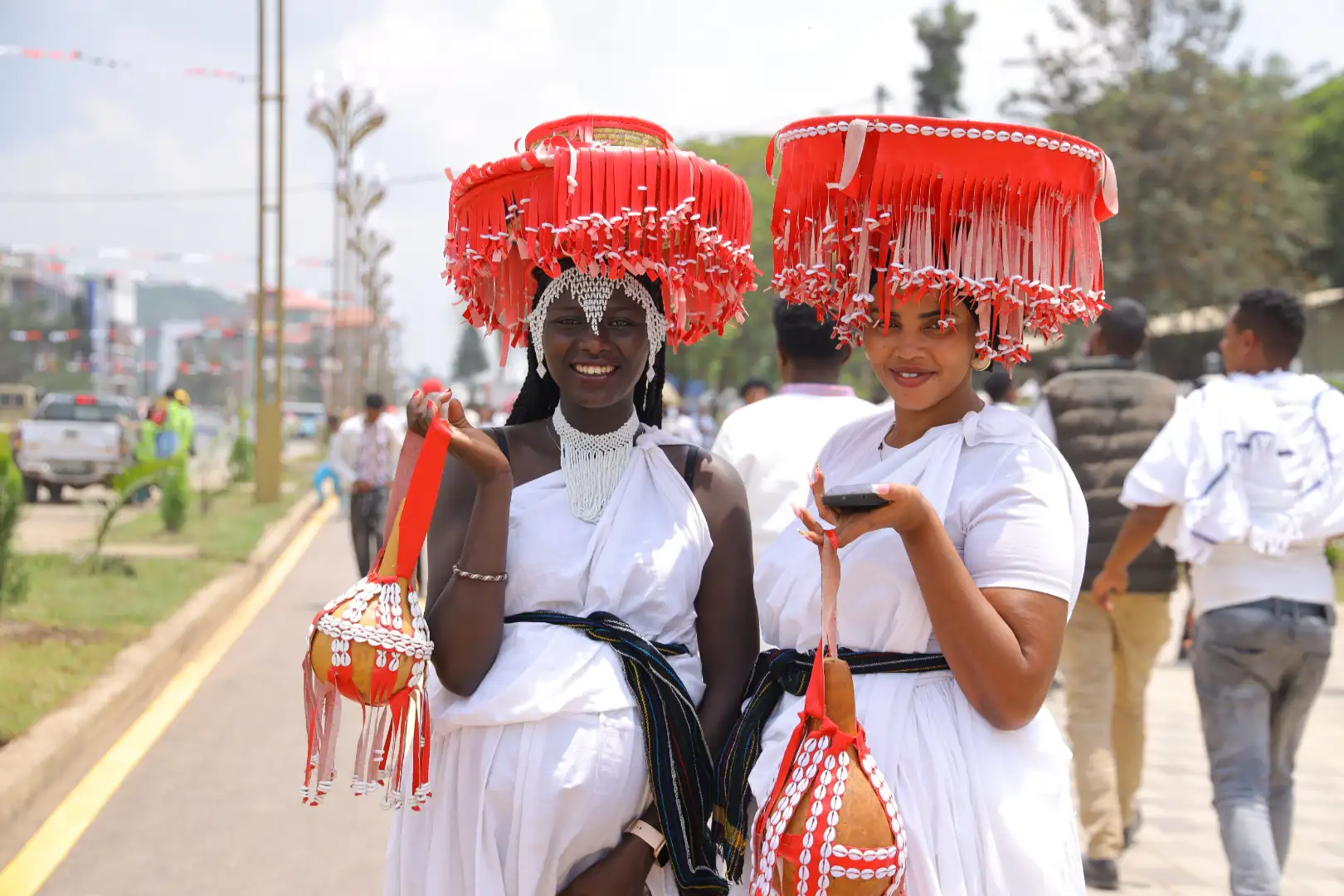 የኢሬቻ ሆረ ሀርሰዲ ዋዜማ ድባብ በቢሾፍቱ ከተማ