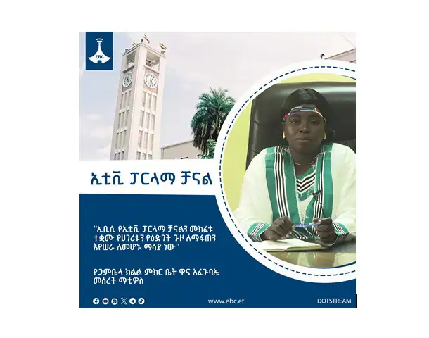 ኢቢሲ የፓርላማ ቻናልን መክፈቱ የሀገሪቱን የዕድገት ጉዞ ለማፋጠን እየሠራ ለመሆኑ ማሳያ ነው - አፈ ጉባኤ መሰረት ማቲዎስ