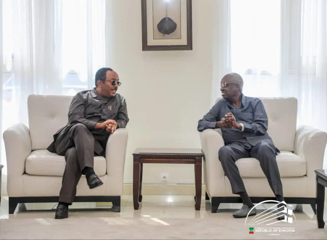 በብሔራዊ መረጃ እና ደኅንነት አገልግሎት ዳይሬክተር ጀነራል አምባሳደር ሬድዋን ሁሴን የተመራ የልዑካን ቡድን ከጅቡቲ አቻው ጋር ውጤታማ ውይይት አደረገ 