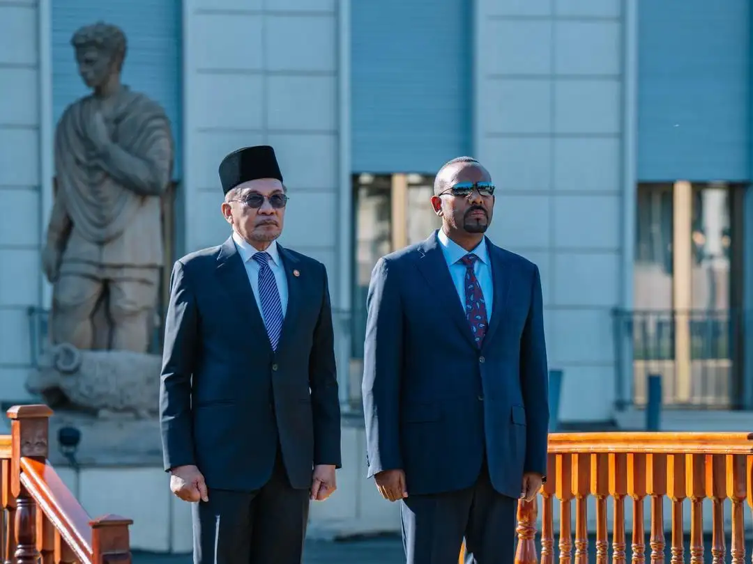  Addis Ababa’s National Palace Hosts Malaysian PM for Official Welcome