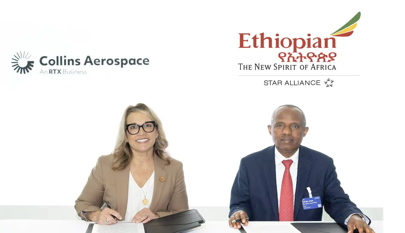 Ethiopian Airlines Boosts Luxury Travel with Major Collins Aerospace Seating Deal