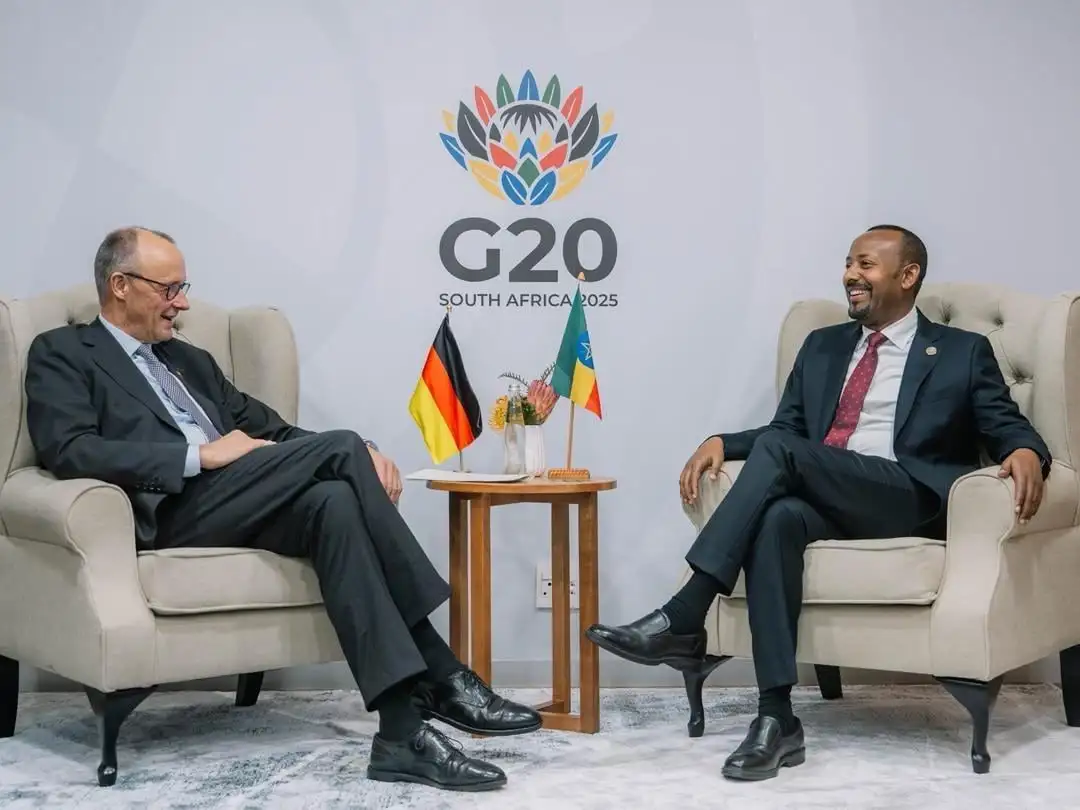 ከጀርመን ቻንሰለር ፍሬድሪክ ሜርዝ ጋር በቁልፍ የጋራ ጉዳዮች ላይ ተወያይተናል - ጠቅላይ ሚኒስትር ዐቢይ አሕመድ (ዶ/ር)