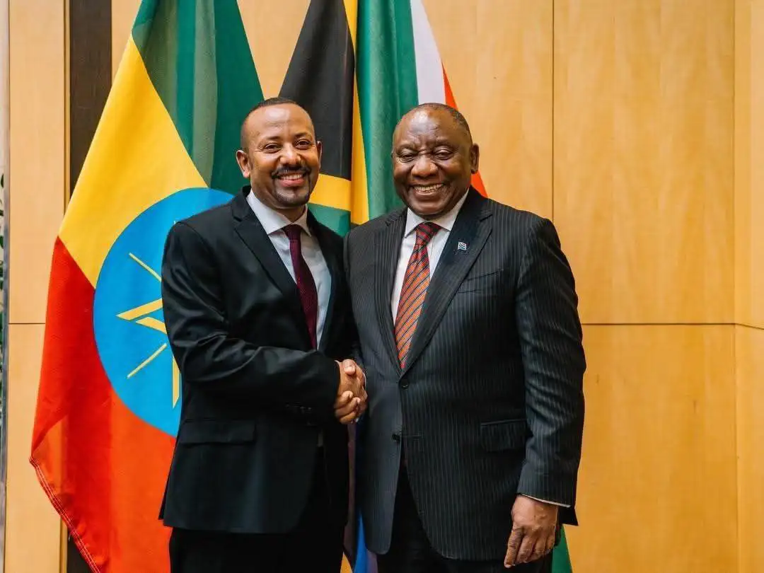 PM Abiy Ahmed, South Africa's President Ramaphosa Discuss 'Common Africa Voice' Ahead of Historic G20 Summit