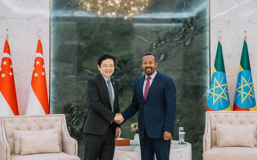 Prime Minister Abiy Ahmed Welcomes Singaporean Counterpart, Vowing to Deepen Ties