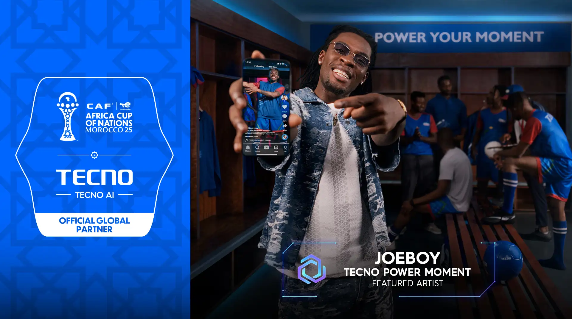 Powering Africa's Next Generation: TECNO Launches "Power Your Moment" AFCON 2025 Campaign with Joeboy