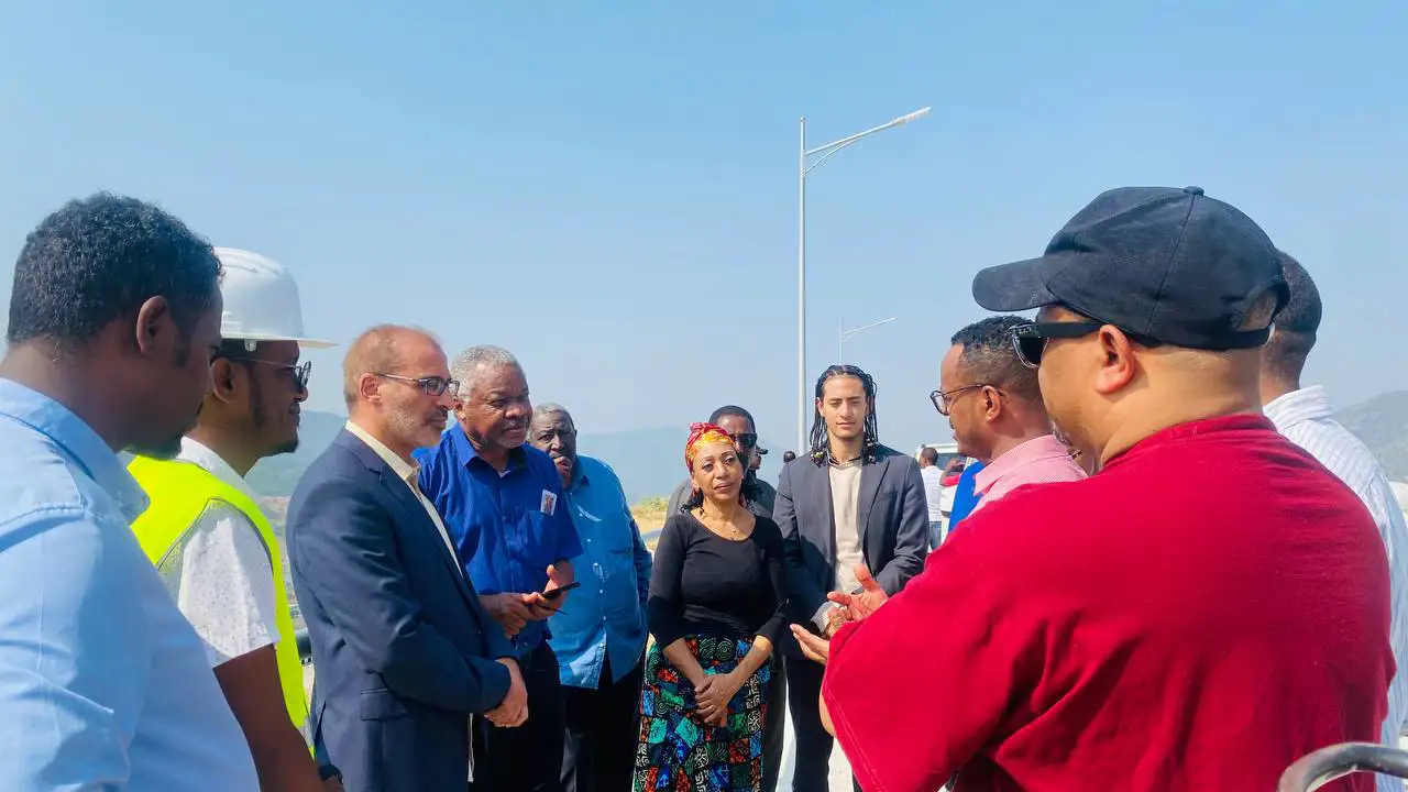 የፓን-አፍሪካ አቀንቃኝ መሪዎች ቤተሰቦች የኅዳሴ ግድብን ጎበኙ 