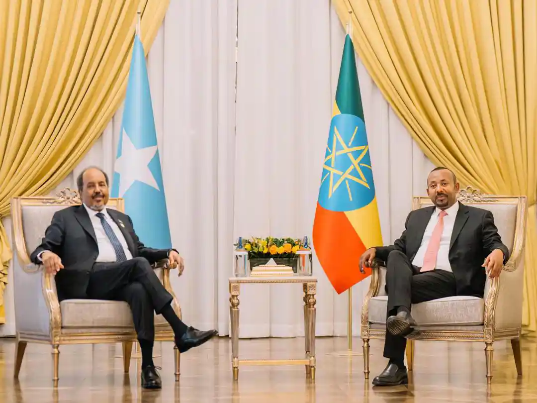 PM Abiy, President Hassan Sheikh Mohamud Hold Talks Ahead of UN Food Systems Summit