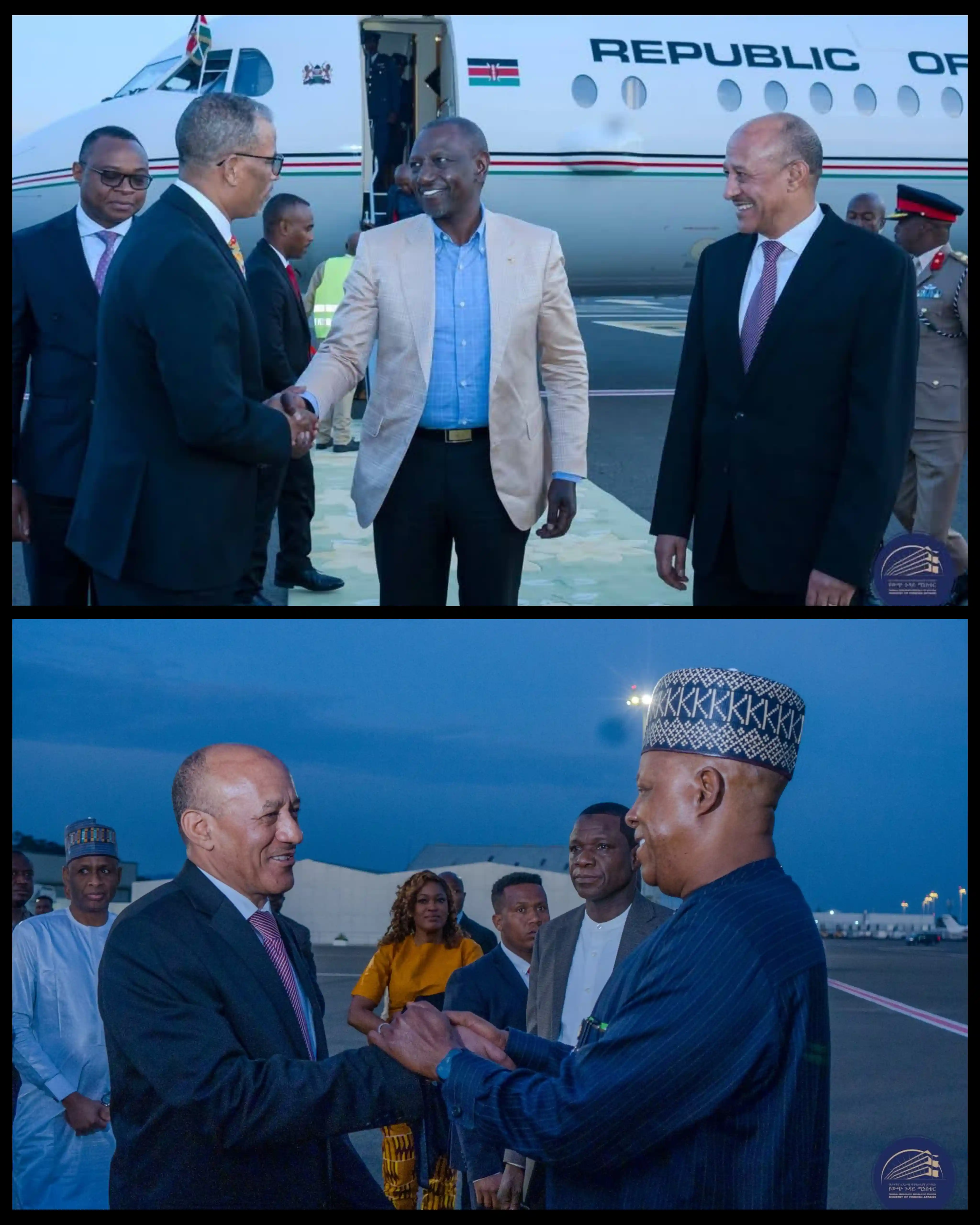 Kenyan President, Nigerian Vice President Arrive in Addis Ababa for UNFSS+4 Summit