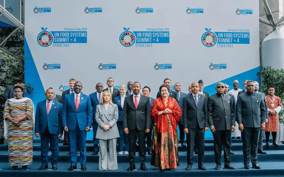 PM Abiy, World Leaders Plant Trees for Sustainable Food Systems