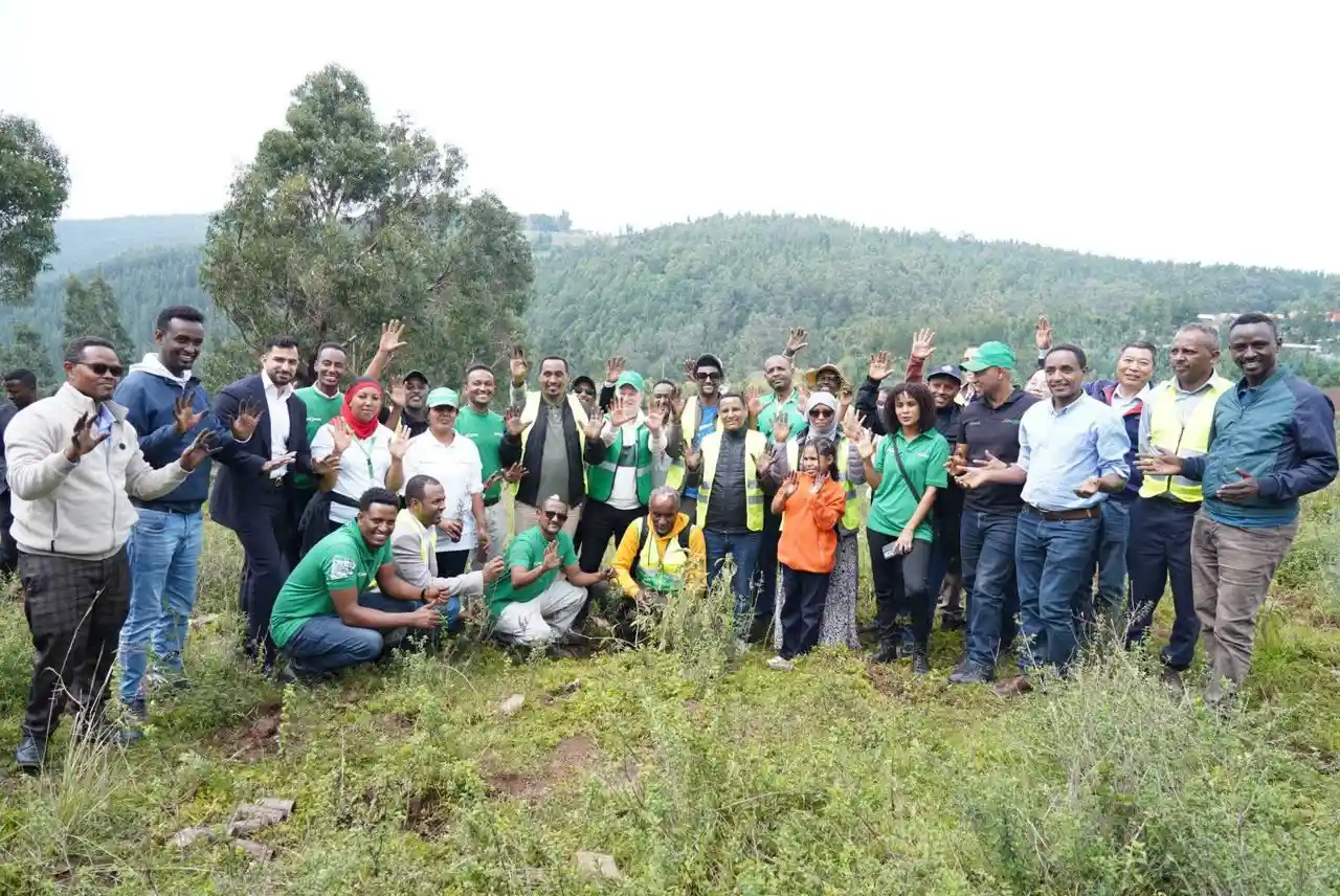 Diplomats Join Ethiopia's Green Legacy
