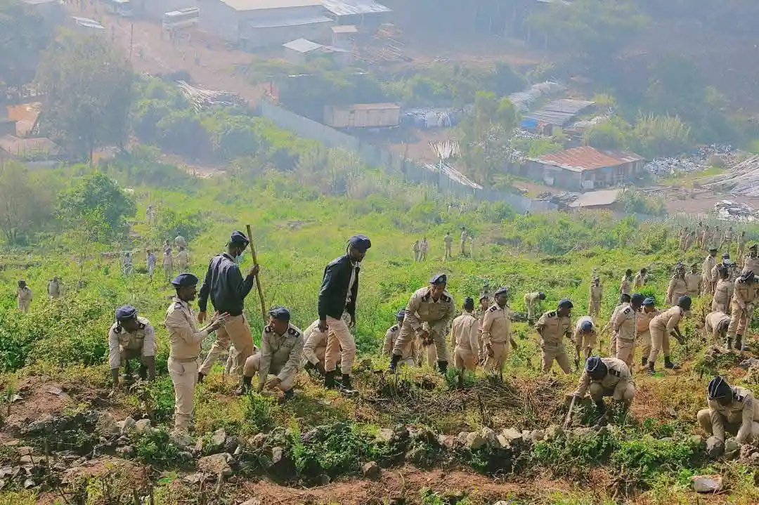 Addis Ababa Law Enforcement Joins to Reforestation Effort