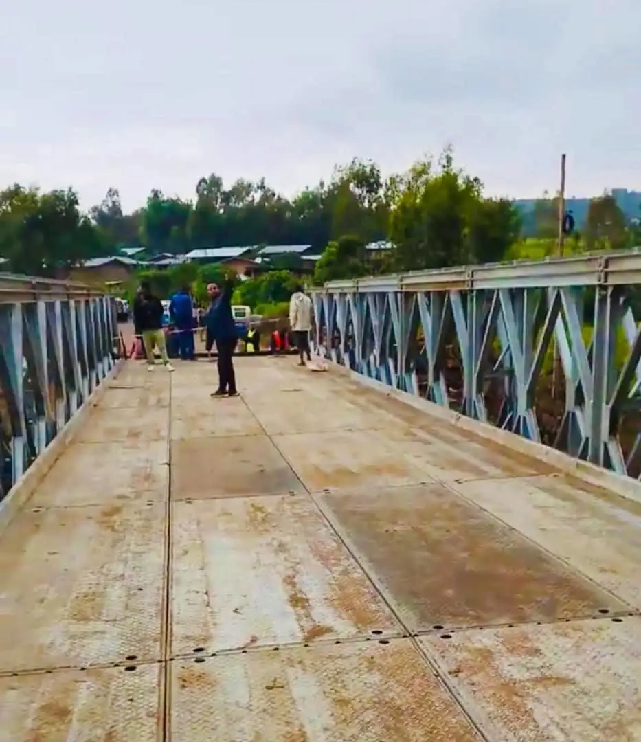 በ10 ቀናት ውስጥ የተሠራው የጌደብ ወንዝ ድልድይ