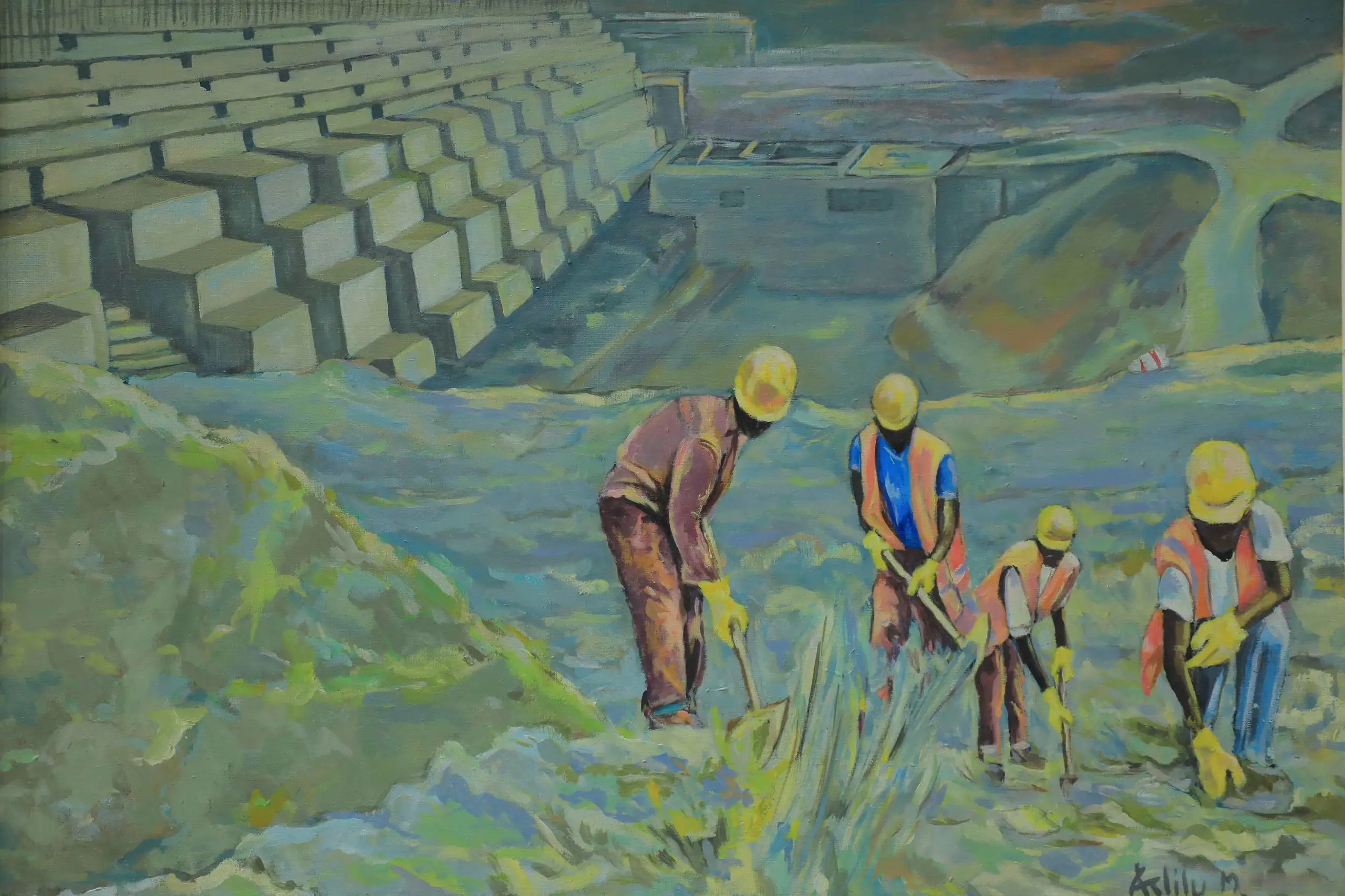 የሕዳሴ ግድብን የ14 ዓመት ጉዞ የሚያስቃኝ የፎቶ እና የስዕል አውደ ርዕይ ተከፈተ