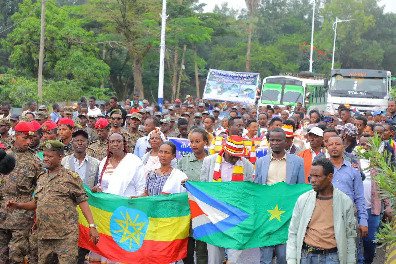 Xumuramee eebbifamuu Hidha Haaromsaa Itoophiyaa Guddichaa sababeeffachuun magaalaa Tarcaatti  hiriirri deeggarsaa bahame 