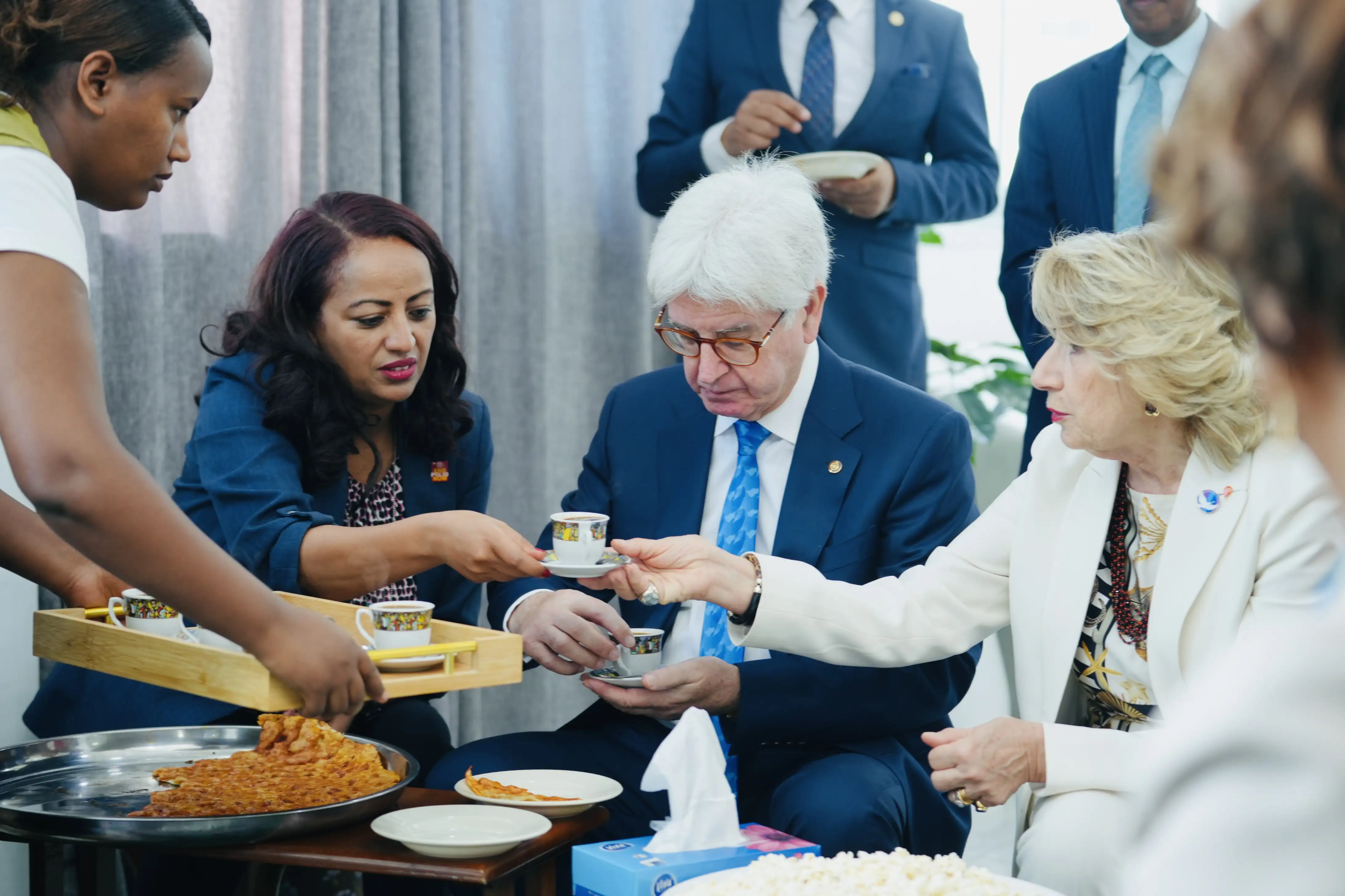 የጤና ሚኒስትር ዶ/ር መቅደስ ዳባ ከሮተሪ ኢንተርናሽናል ፕሬዚዳንት ጋር ተወያዩ