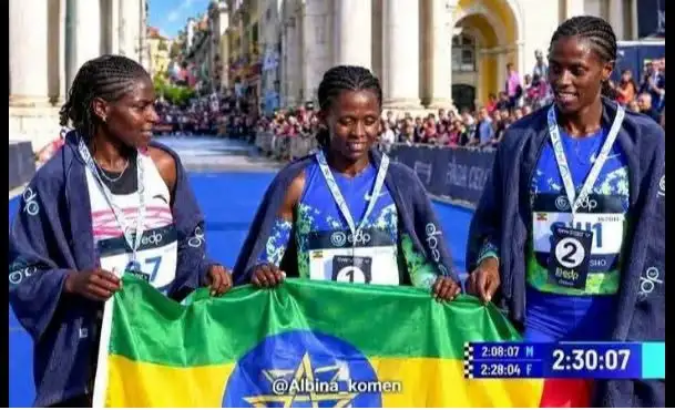 በሊዝበን ማራቶን ኢትዮጵያውያን አትሌቶች ከ1 እስከ 5 በመውጣት አሸነፉ