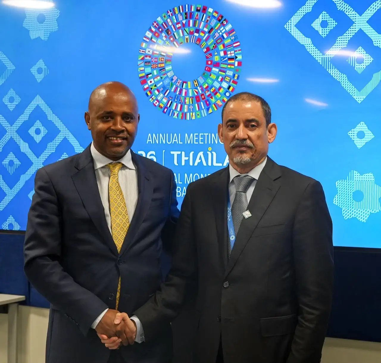 National Bank Governor Eyob Tekalign Holds Talks With IMF Africa Director