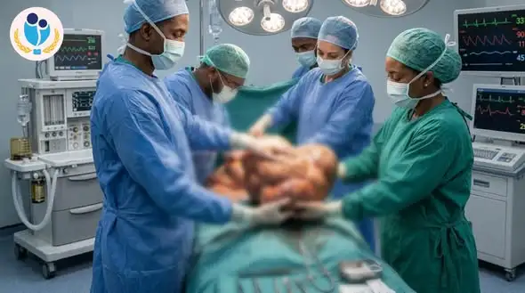 በቅዱስ ጳውሎስ ሆስፒታል ከአንዲት እናት ማህፀን 19 ኪሎ ግራም የሚመዝን እጢ በተሳካ ቀዶ ህክምና ተወገደ
