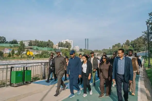 ጠቅላይ ሚኒስትር ዐቢይ አሕመድ (ዶ/ር) የቀጨኔ–አምባሳደር–ጊዮን–ኢሬቻ–ባምቢስ የወንዝ ዳርቻ ልማት በይፋ መርቀው ሥራ አስጀመሩ