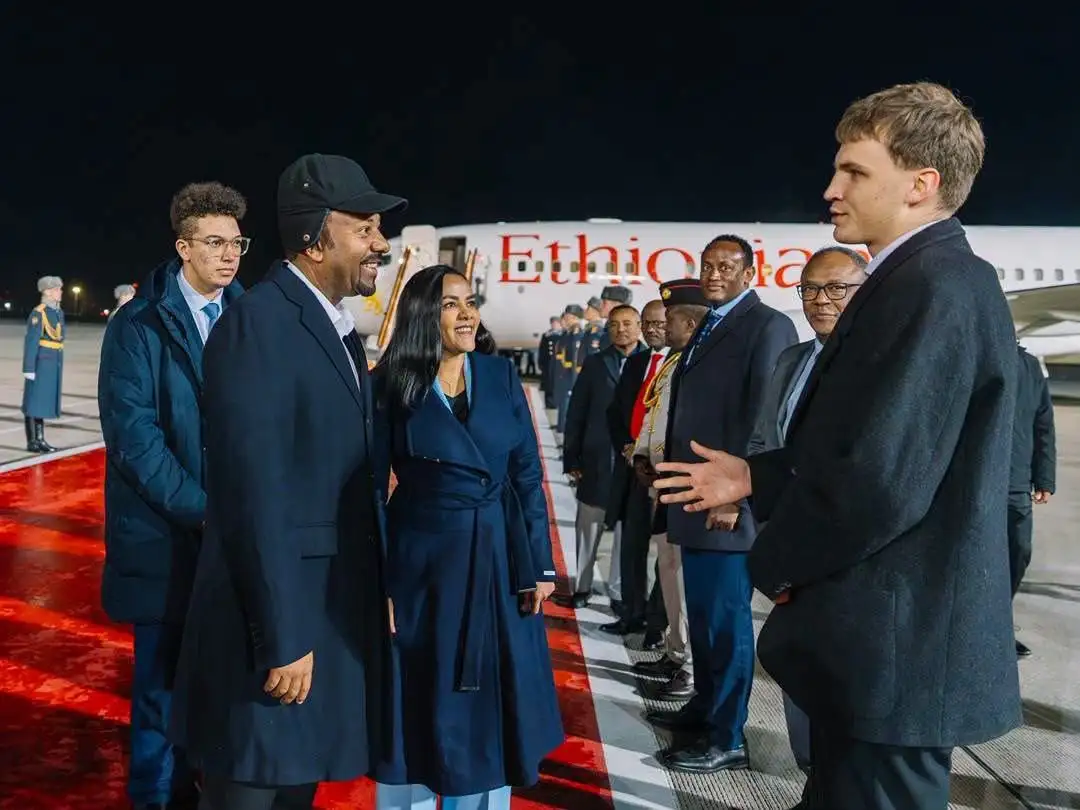 ጠቅላይ ሚኒስትር ዐቢይ አሕመድ (ዶ/ር) ሩሲያ ገቡ