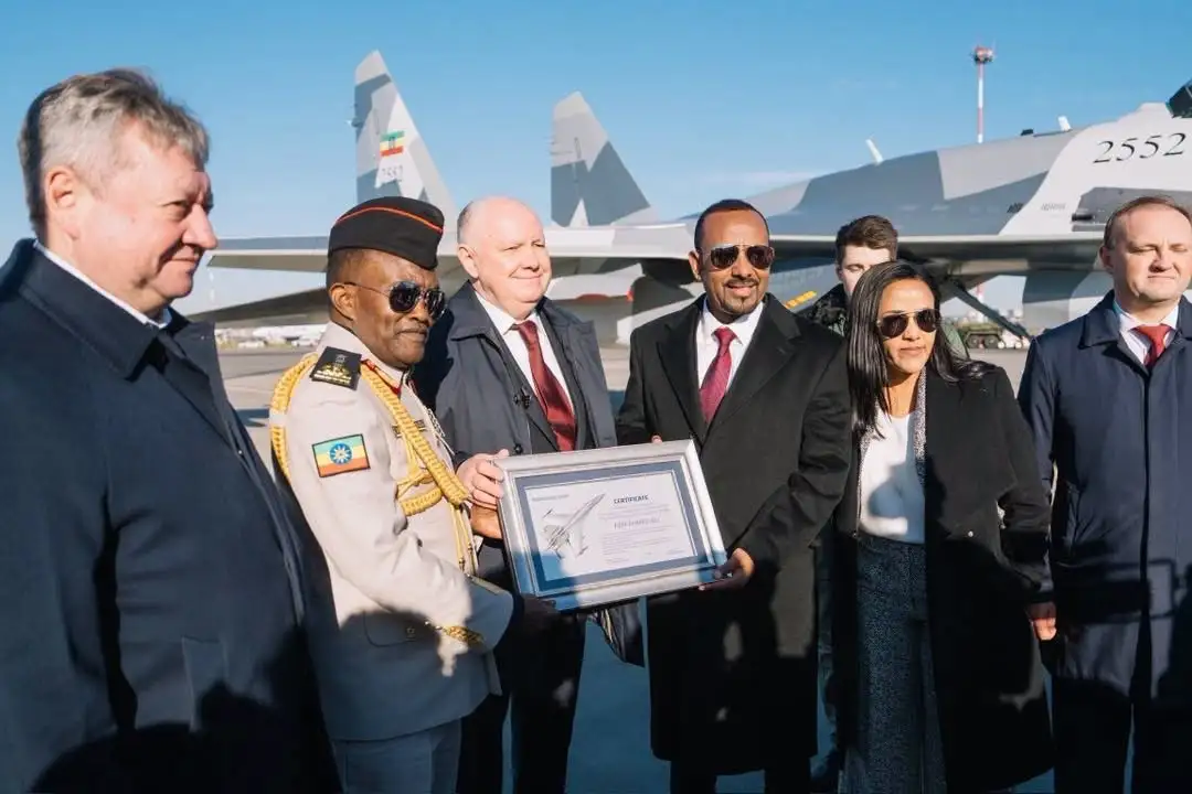 ኢትዮጵያ 12 የሱ-35 (Su-35) 4ኛ++ ትውልድ የጦር ጄቶችን ከሩሲያ ተረከበች