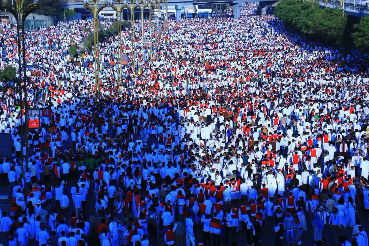 የኢሬቻ ሆረ ፊንፊኔ በዓል አከባበር ድባብ  #ትልቅ_ሀገር! #ትልቅ_ሕዝብ! #ታላቅ_ርዕይ!