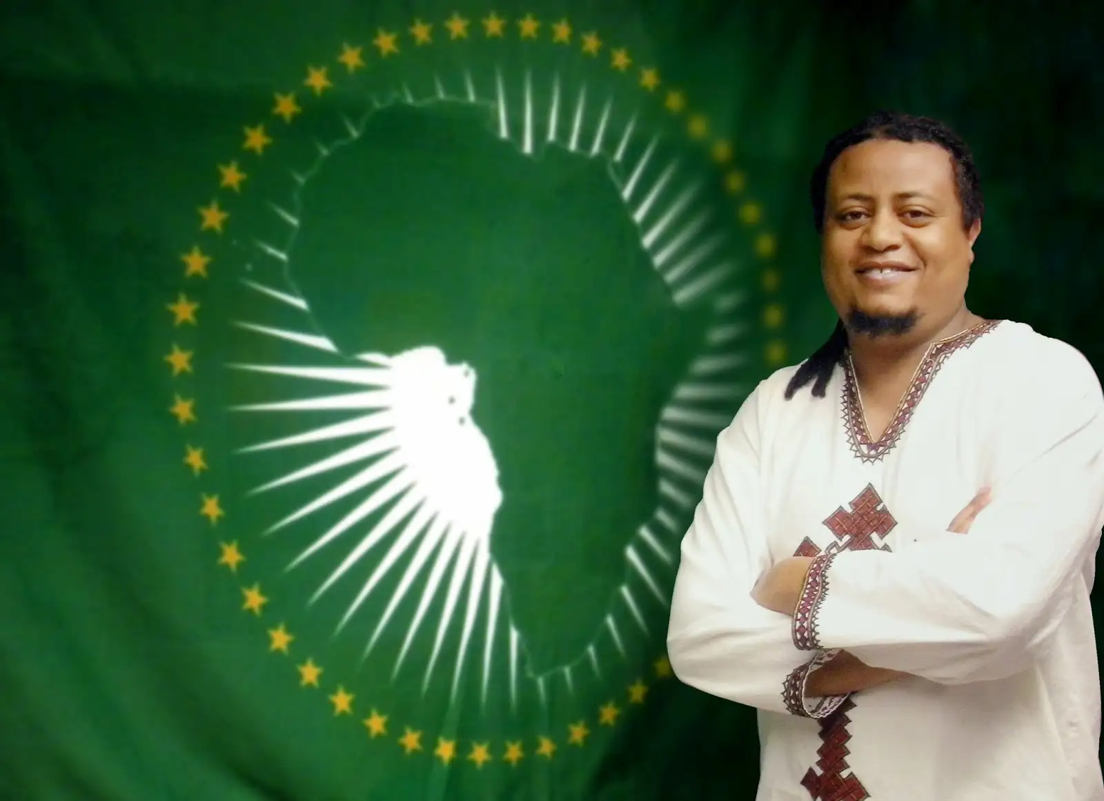 የኢትዮጵያዊው ዐሻራ ያረፈበት የአፍሪካ ኅብረት ሰንደቅ ዓላማ