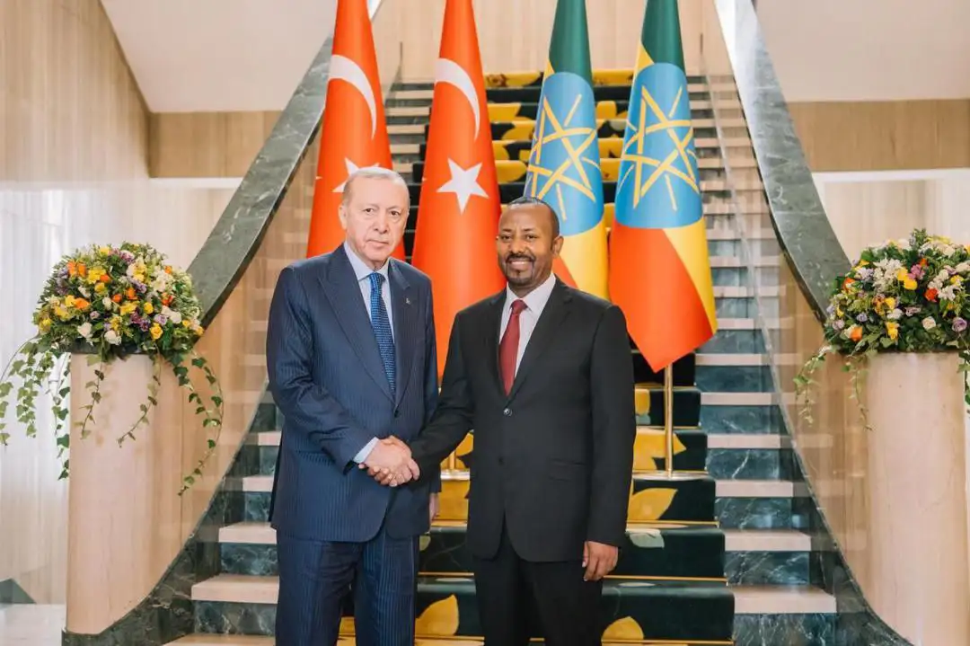 Prime Minister Abiy Ahmed Holds Discussions with Turkish President Recep Tayyip Erdoğan