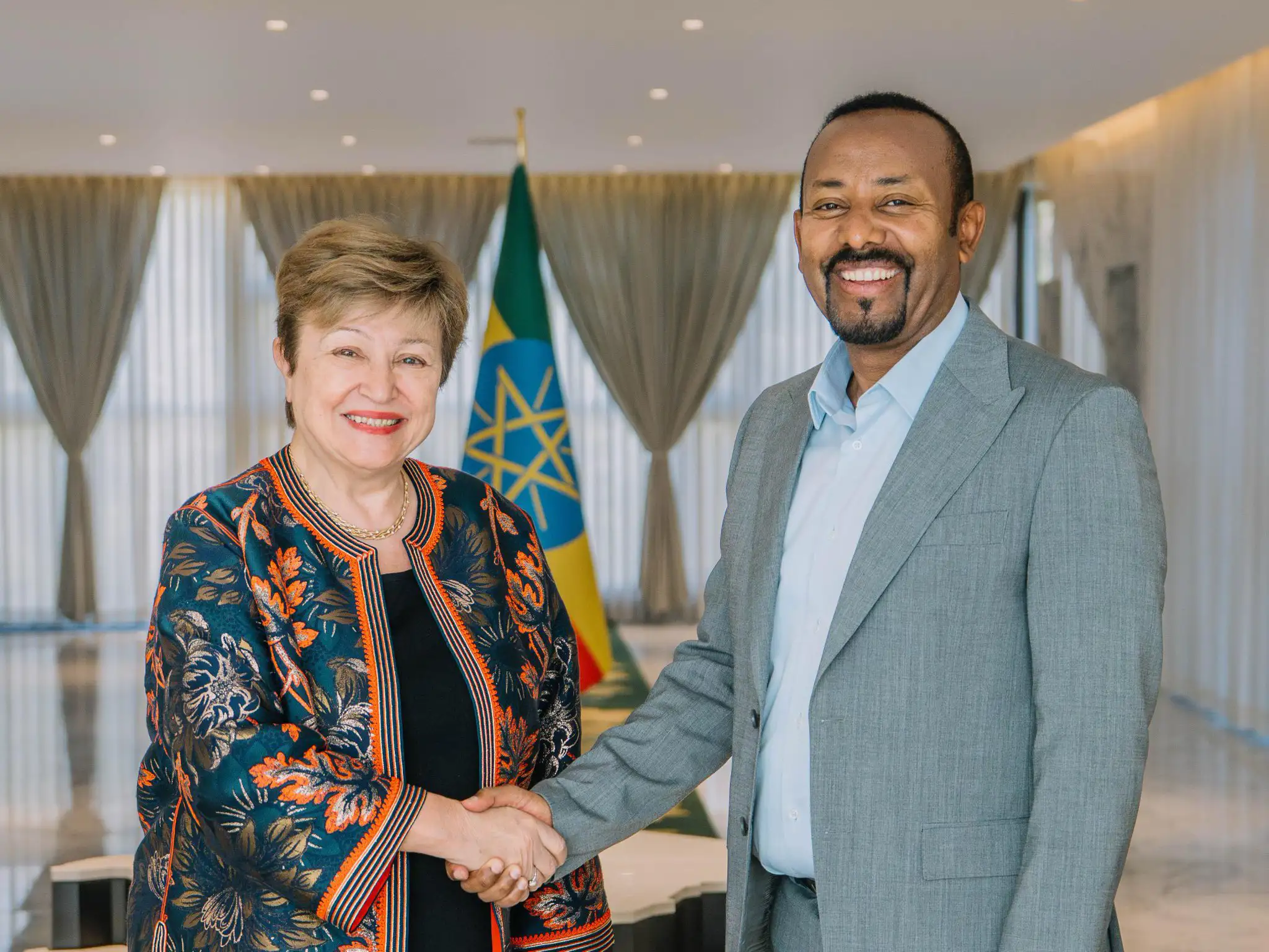 Prime Minister Abiy Ahmed, IMF Chief Discuss Economic Progress, Strategic Priorities