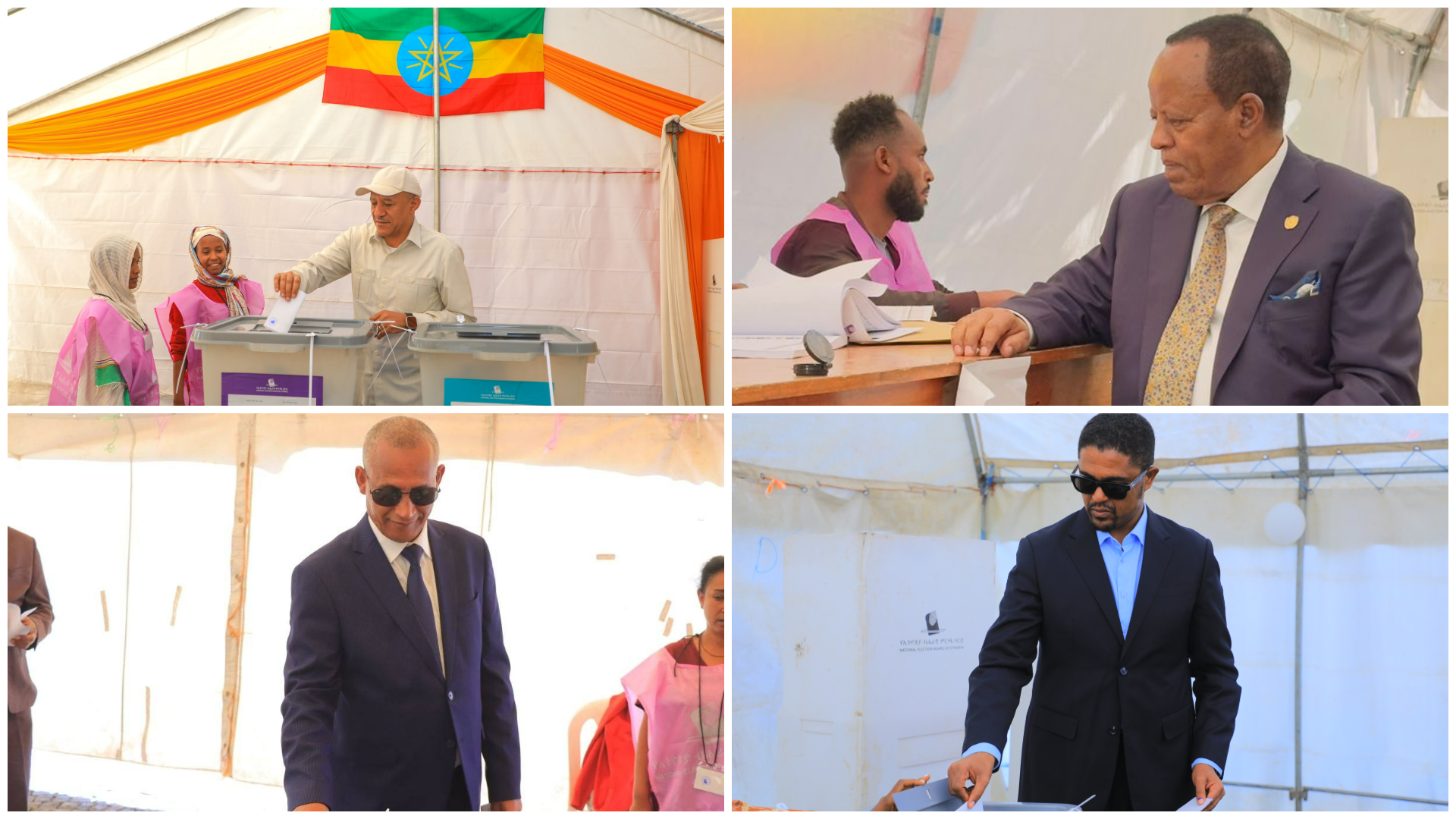 Ethiopian Leaders, Officials Cast Ballots in 7th General Election