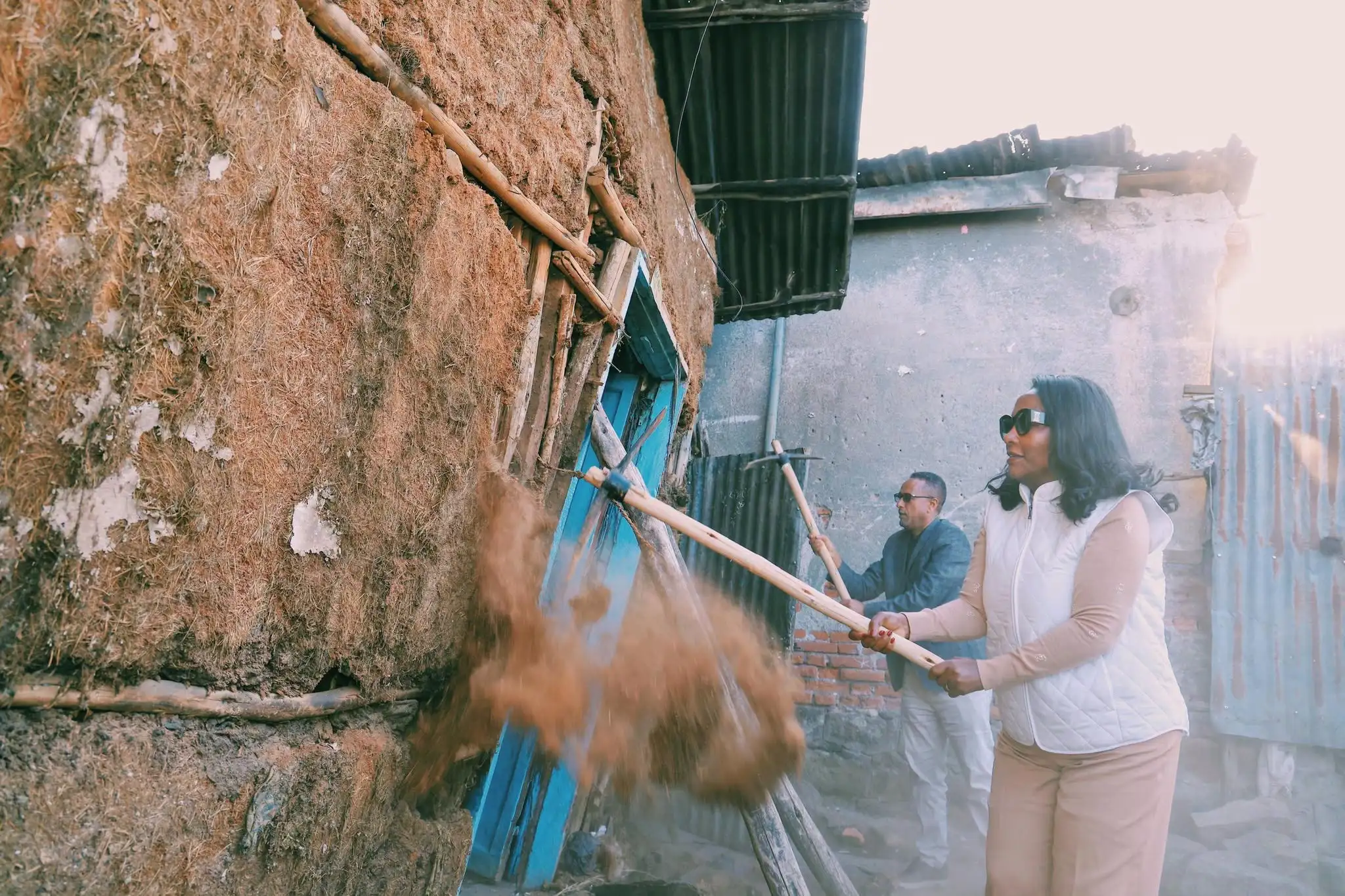 በከንቲባ አዳነች አቤቤ ግንባታው የተጀመረለት ከከንቲባ ፅ/ቤት ጀርባ የሚገኘው “ አራዳ የበጎነት መንደር “ (በምስል)