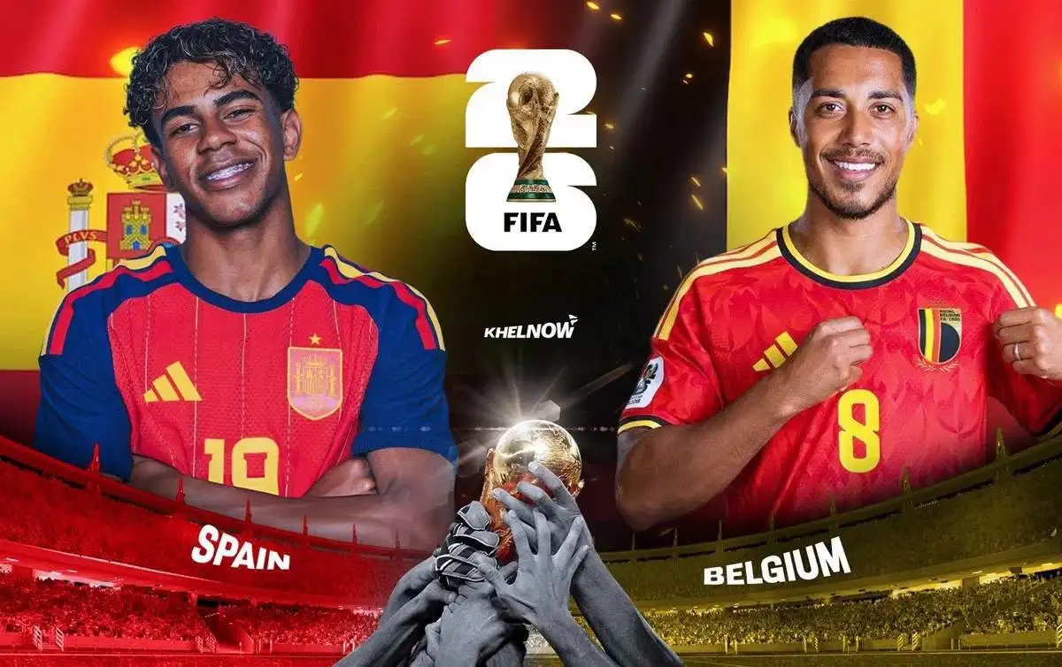 የአውሮፓ ኃያላን ፍልሚያ በሎስ አንጀለስ ስፔን ከቤልጂየም