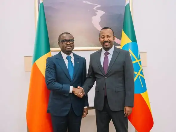 ጠቅላይ ሚኒስትር ዐቢይ አሕመድ (ዶ/ር) ከቤኒን ፕሬዚዳንት ሮሙዋልድ ዋዳግኒ ጋር ተወያዩ