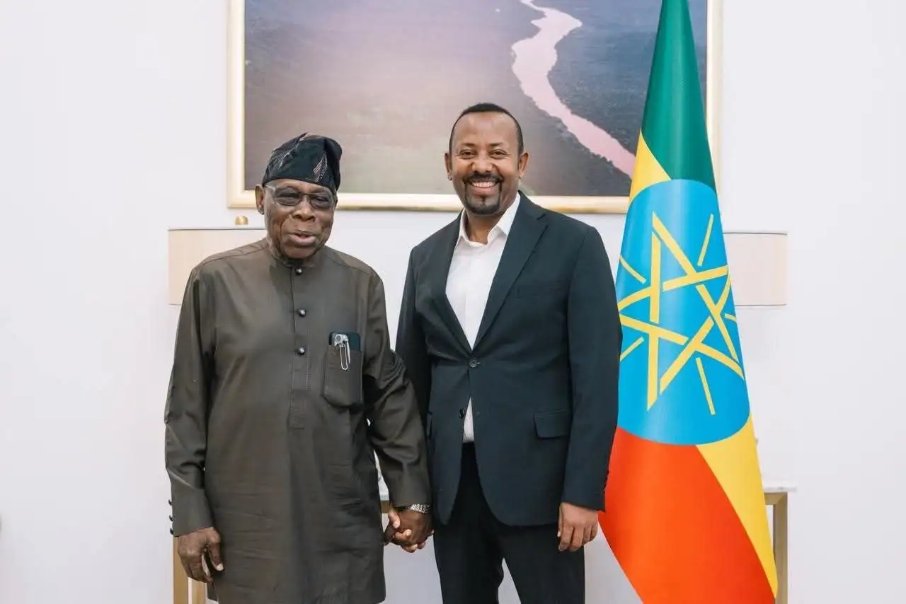 PM Abiy Ahmed Consults Statesman Olusegun Obasanjo on Eve of Historic National Dialogue