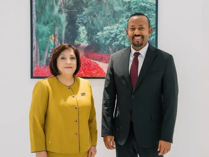 ጠቅላይ ሚኒስትር ዐቢይ አሕመድ (ዶ/ር) ከአዘርባጃን ብሔራዊ ምክር ቤት አፈ ጉባኤ ጋር ተወያዩ