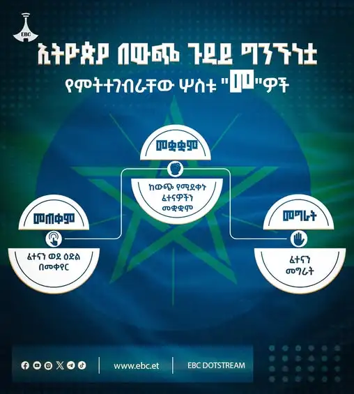ኢትዮጵያ በውጭ ጉዳይ ግንኙነቷ የምትተገብራቸው ሦስቱ "መ"ዎች"