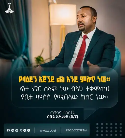 “የባዕዳን አጀንዳ ልክ እንደ ምስጥ ነው። አንተ ሃገር ሰላም ነው ብለህ ተቀምጠህ የቤቱ ምሶሶ የሚበላው ከስር ነው”
