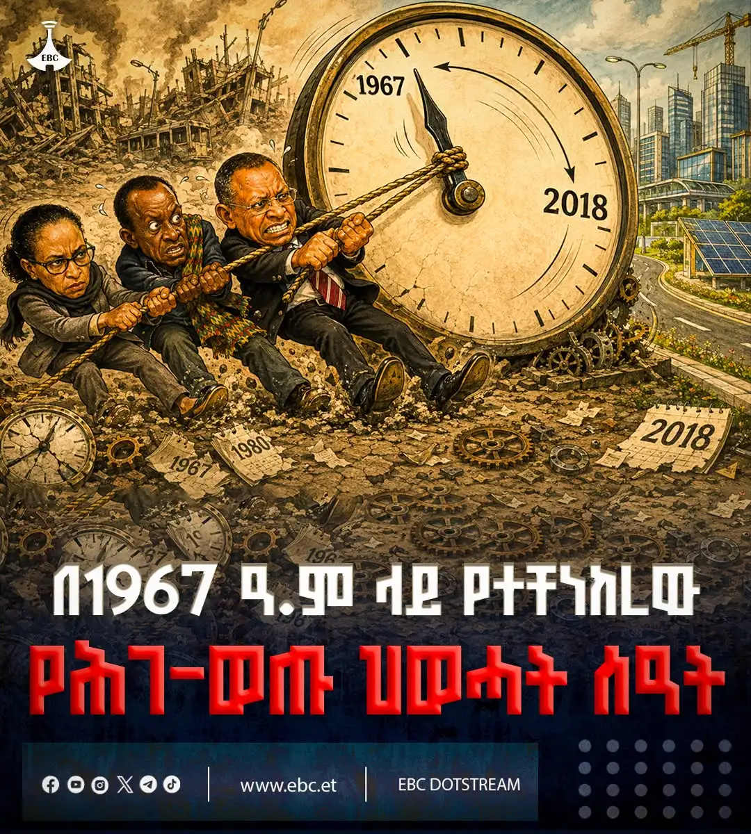 1967 ላይ የተቸነከረው የሕገ-ወጡ ህወሓት ሰዓት