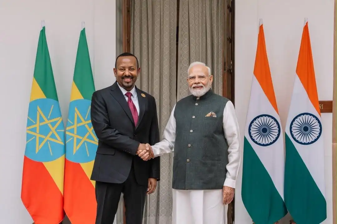 PM Abiy Ahmed Meets PM Modi to Deepen India-Ethiopia Ties