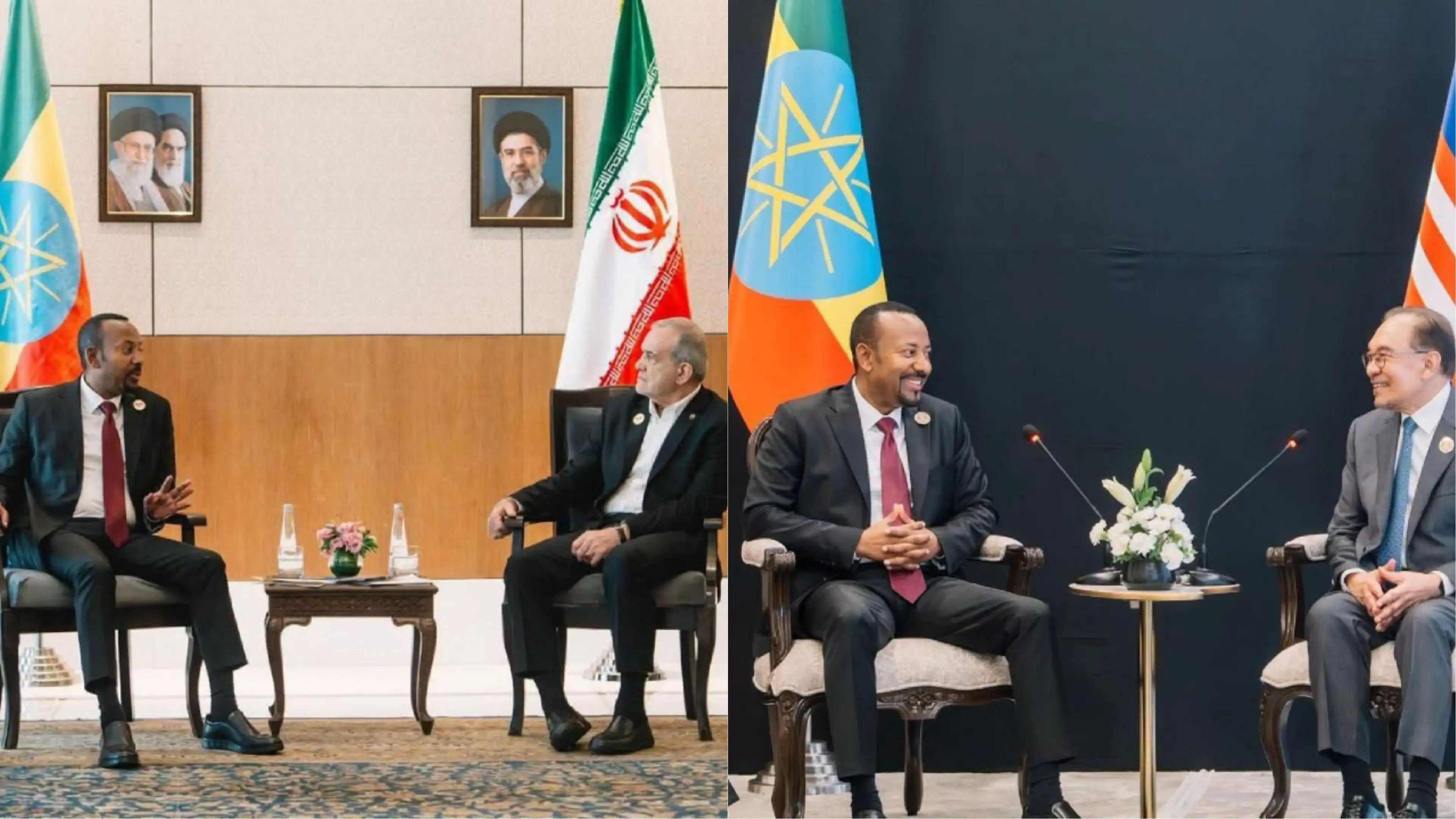 PM Abiy Ahmed Strengthens Ties with Malaysia, Iran at BRICS