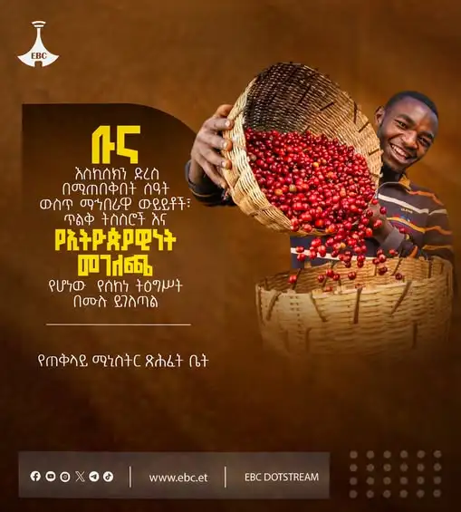 "ቡና እስኪሰክን ድረስ በሚጠበቅበት ሰዓት ውስጥ ማኅበራዊ ውይይቶች፣ ጥልቅ ትስስሮች እና የኢትዮጵያዊነት መገለጫ የሆነው የሰከነ ትዕግሥት በሙሉ ይገለጣል።"